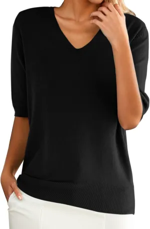 Women's T-Shirts Cotton Short-Sleeve Shirts Crew-Neck Tees Classic-Fit Breathable Casual Summer Tops Fashion Shirts