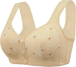 Women's Wireless Full-Coverage Bra Everyday Comfort Padded Medium Support Sleep Bras Bralette