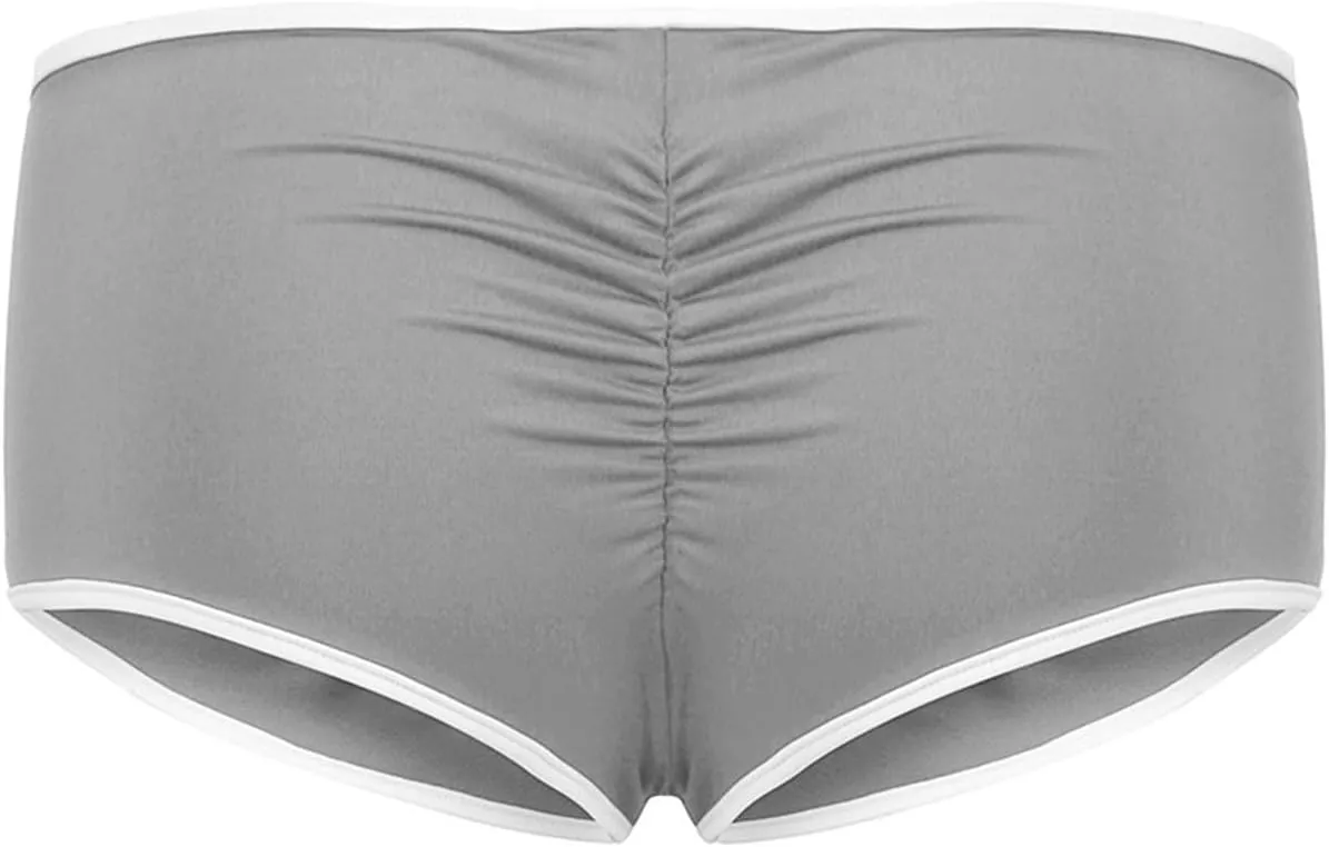 Womens Yoga Micro Shorts - Sexy Gym Booty Scrunch Shorts - High Waisted Athletic Clubwear Hot Pants
